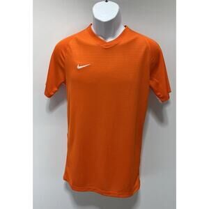 Nike Tiempo Premier Short Sleeve Soccer Jersey Men's Small Orange White